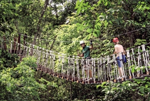 San Juan: Ecoaventura en tirolina cerca de la ciudad