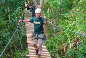 San Juan: Ecoaventura en tirolina cerca de la ciudad