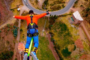 Scariest bungee jumps over Peruvian Canyons