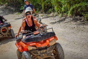 Tulum: Aventura en quad, cenote y tirolina con comida