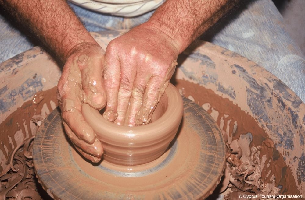 Cyprus Pottery making, photo copyright Cyprus Tourism Organisation