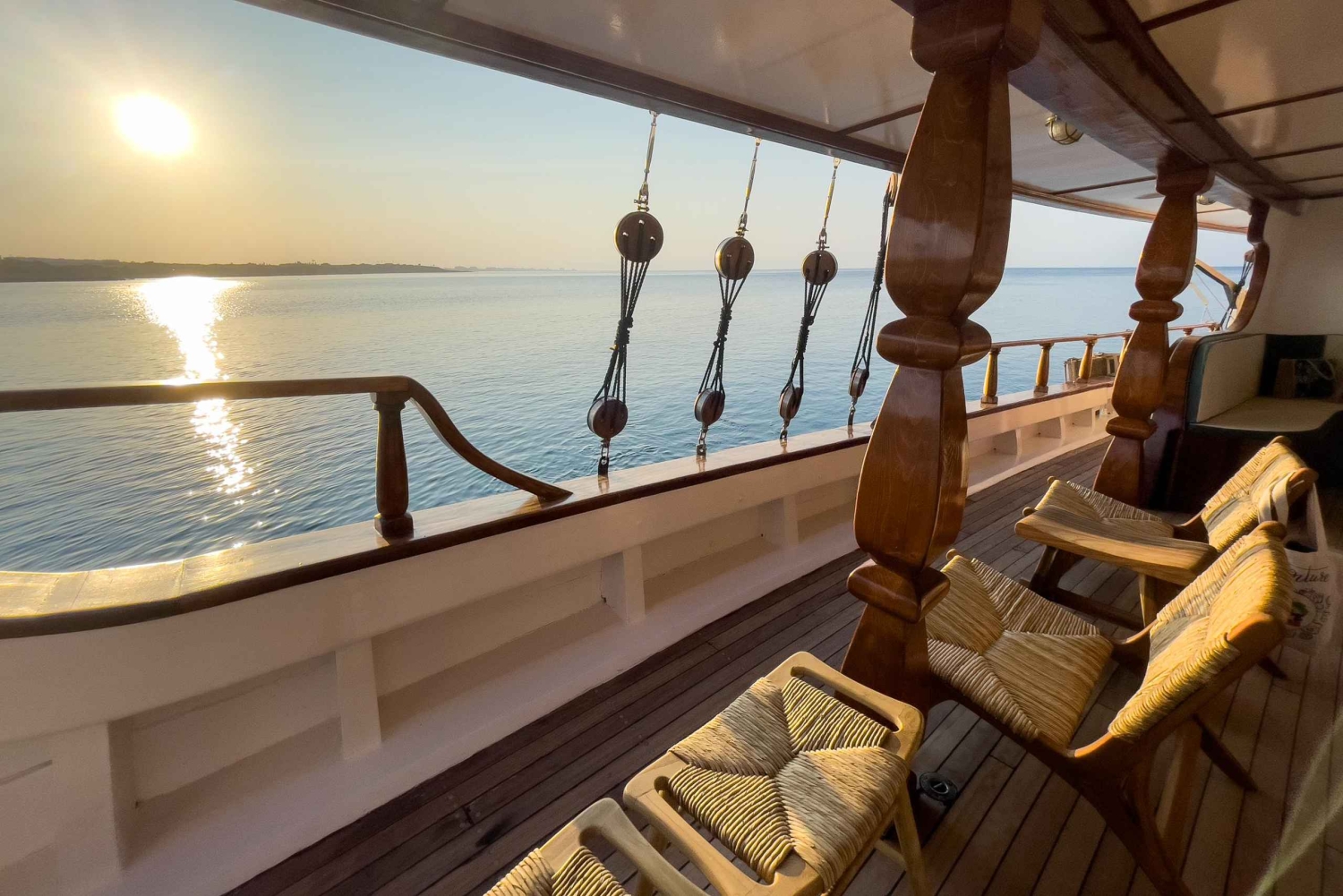 Aerosa solnedgang ved Protaras og Ayia Napa