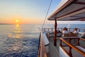 Aerosa solnedgang ved Protaras og Ayia Napa