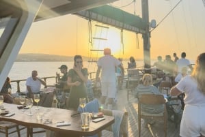 Aerosa solnedgang ved Protaras og Ayia Napa