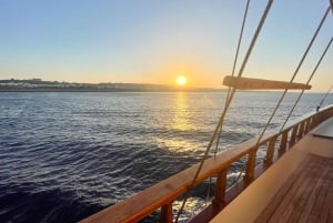 Aerosa solnedgang ved Protaras og Ayia Napa