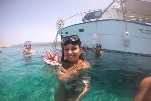Akamas coast boat trip swiming & snorkeling with sea Turtles