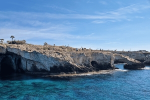 Ayia Napa: Blue Lagoon, Turtle Cove and Famagusta with BBQ