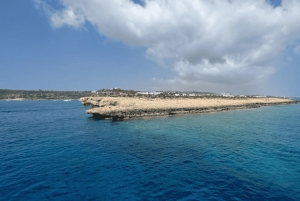 Ayia Napa: Blue Lagoon, Turtle Cove and Famagusta with BBQ