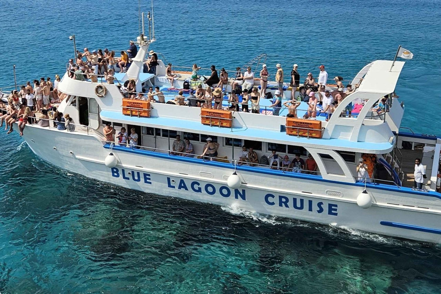 Ayia Napa: Blue Lagoon & Turtle Cruise met optionele lunch