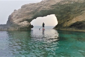 Ayia Napa: Guided SUP-Tour with Sea Caves and Bridge of Love