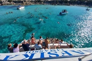 BBQ in barca: Nafsika II, barbecue al tramonto, scivolo d'acqua e nuoto