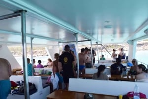 BBQ in barca: Nafsika II, barbecue al tramonto, scivolo d'acqua e nuoto