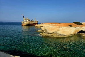 Excursão de autocarro e barco à Lagoa Azul (Akamas) a partir de Paphos