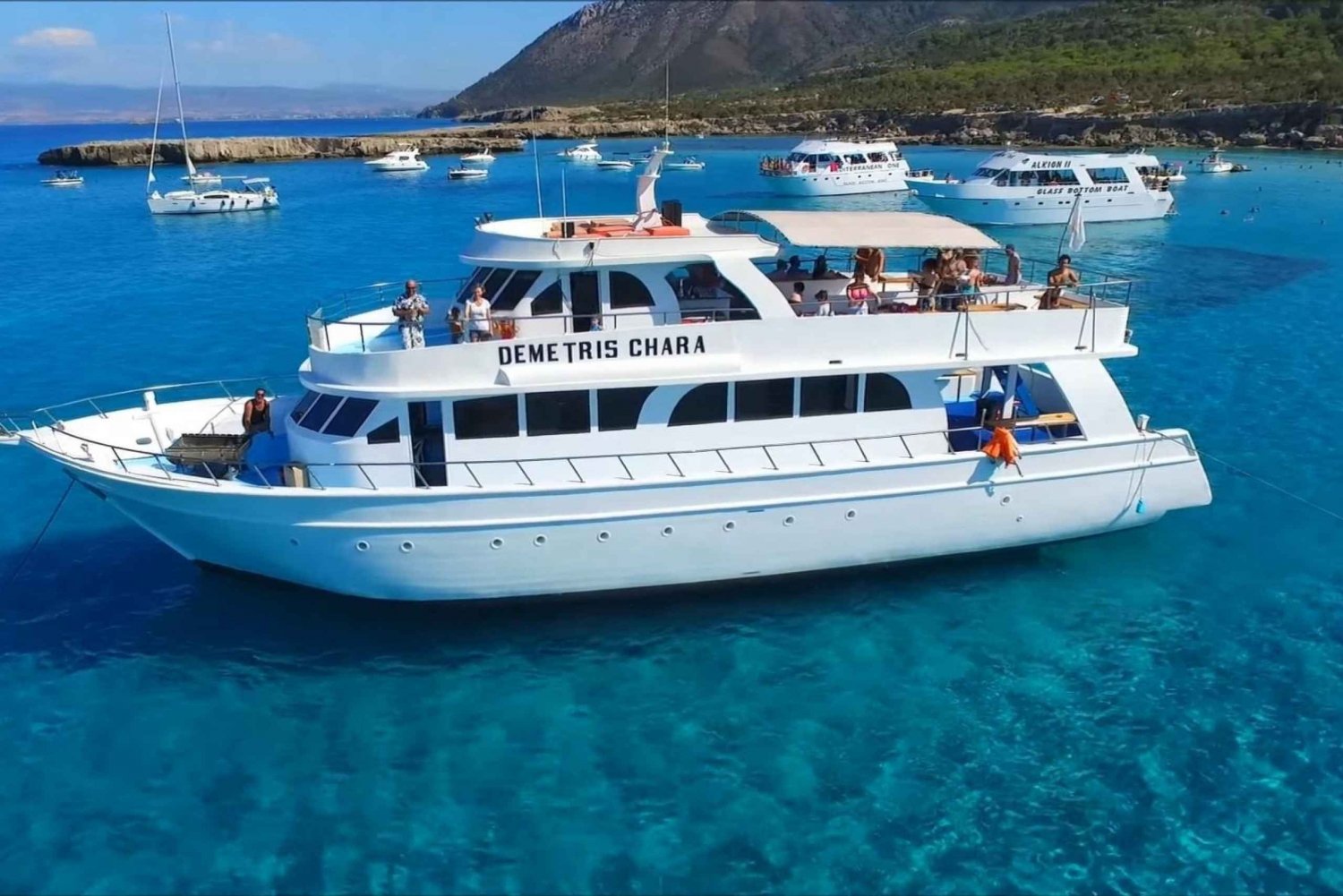Polis: Blue Lagoon Boat Tour with Optional Barbecue Lunch