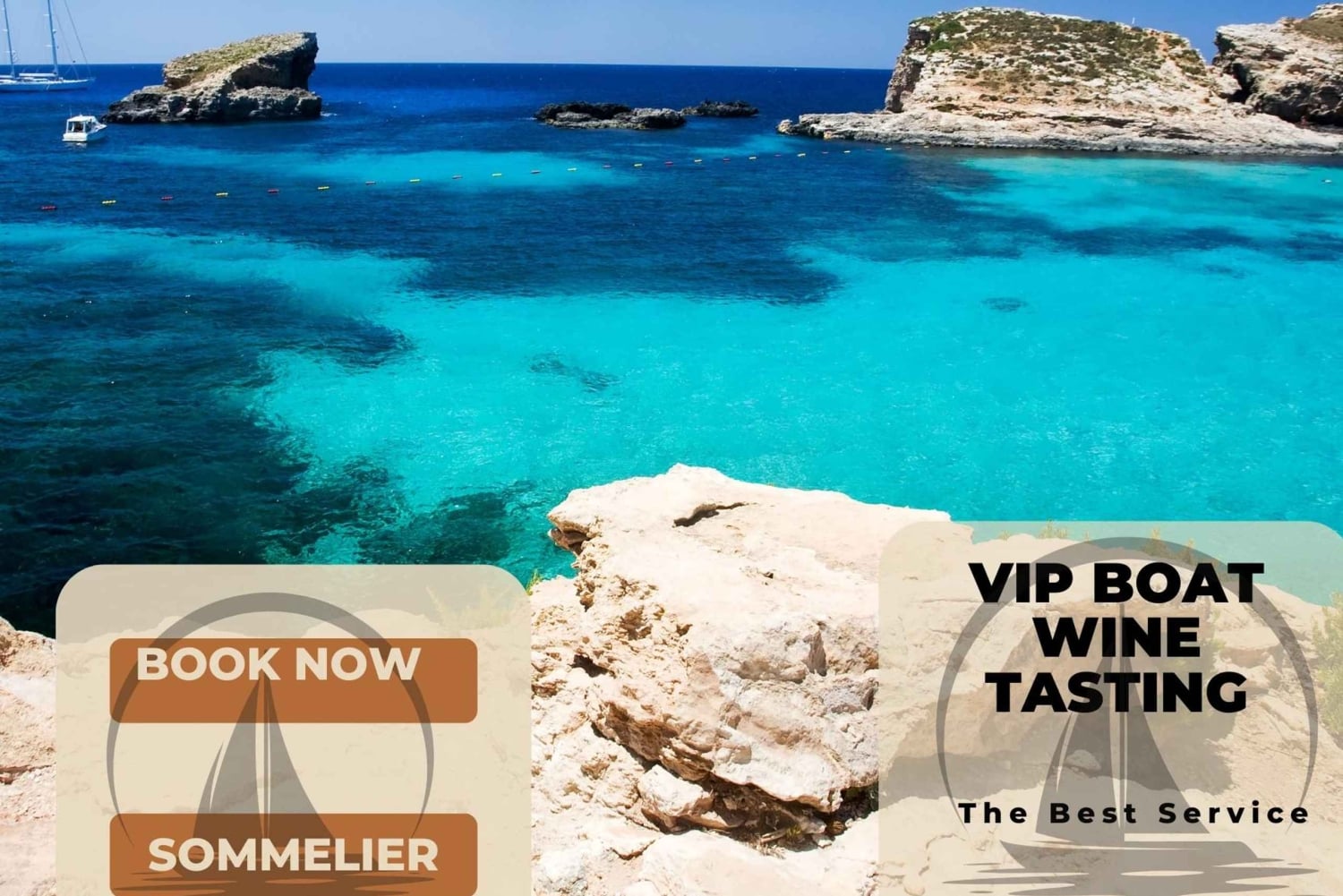 BLÅ LAGUNEN VIN OCH BBQ BÅT