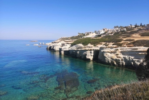 Excursión de un día, Laguna Azul Latchi,Pafos,autocar, barco+tobogán acuático.