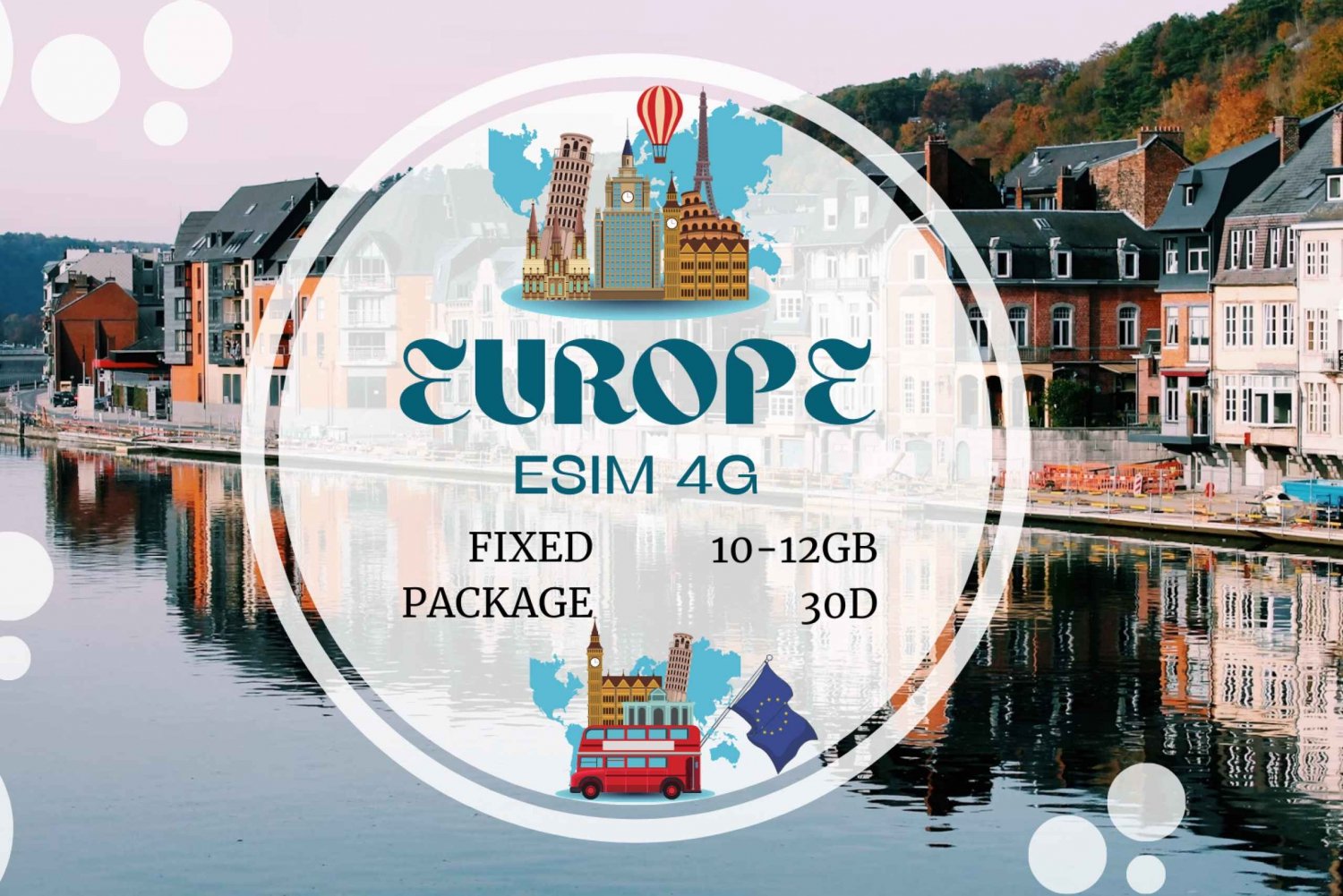 Europe eSIM Unlimited Travel Data For Tourist
