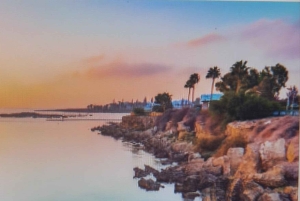 Abendlicher Sonnenuntergang an den Cape Greco-Höhlen & zypriotisches Meze-Abendessen