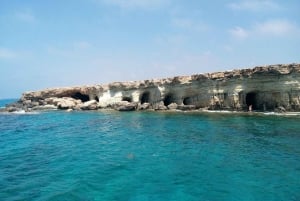 From Ayia Napa: Blue Lagoon Cruise with Swimming Stops