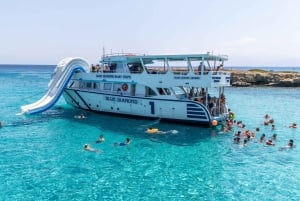 FROM LATCHI: Blue Lagoon Akamas Cruise - large water slide