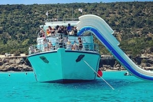 FROM LATCHI: Blue Lagoon Akamas Cruise - large water slide