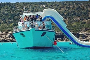 DESDE LATCHI: Crucero Blue Lagoon Akamas - gran tobogán acuático