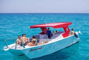 Von Latsi: Blaue Lagune Private Yacht Tagestour mit Getränken