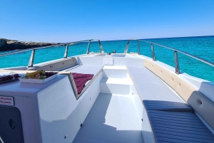 Von Latsi: Blaue Lagune Private Yacht Tagestour mit Getränken