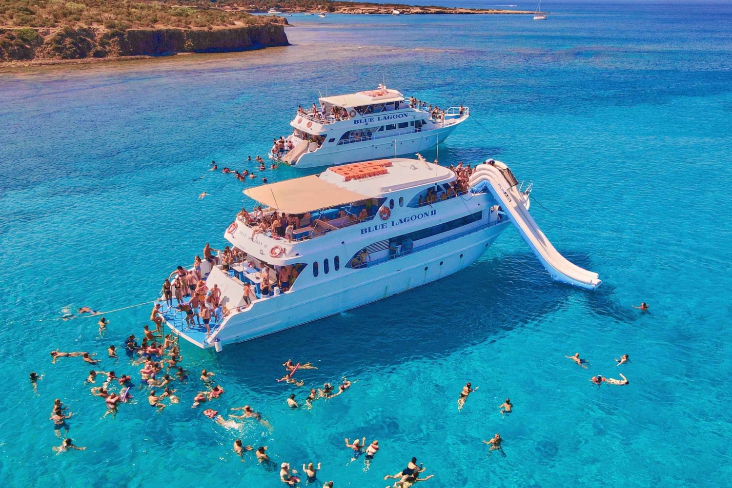 From Paphos: Akamas Blue Lagoon Cruise with Transfer