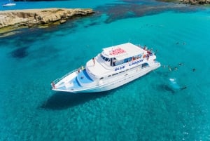From Paphos: Akamas Blue Lagoon Cruise with Water Slide
