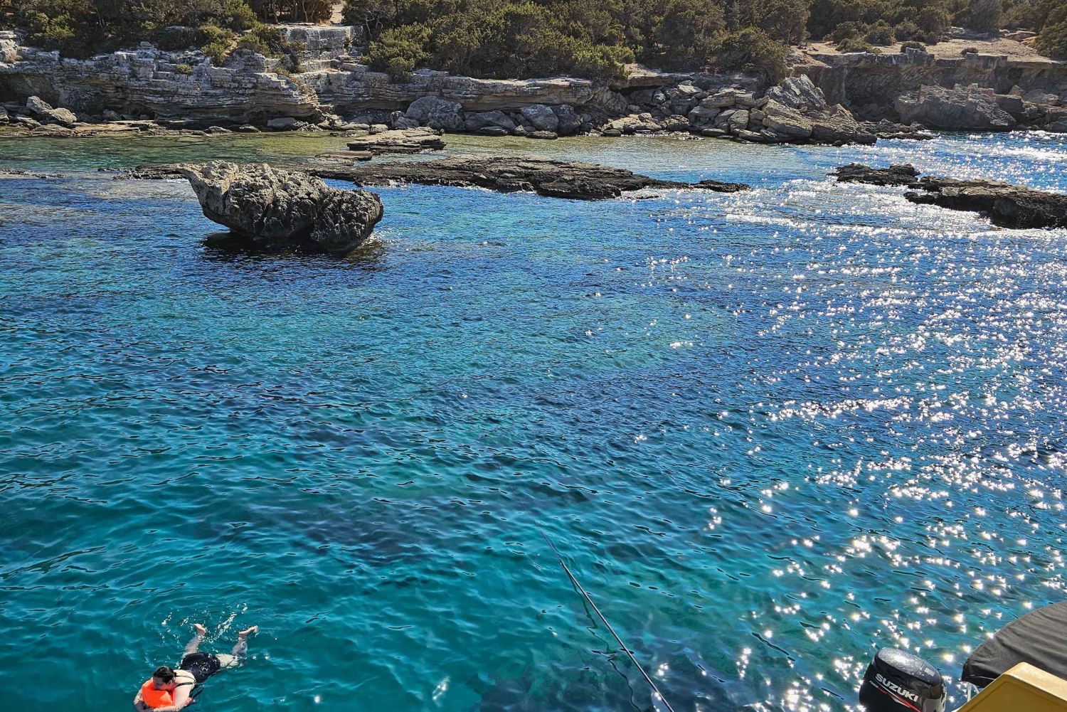 From Paphos: Blue Lagoon Tour with BBQ and Hotel Pickup