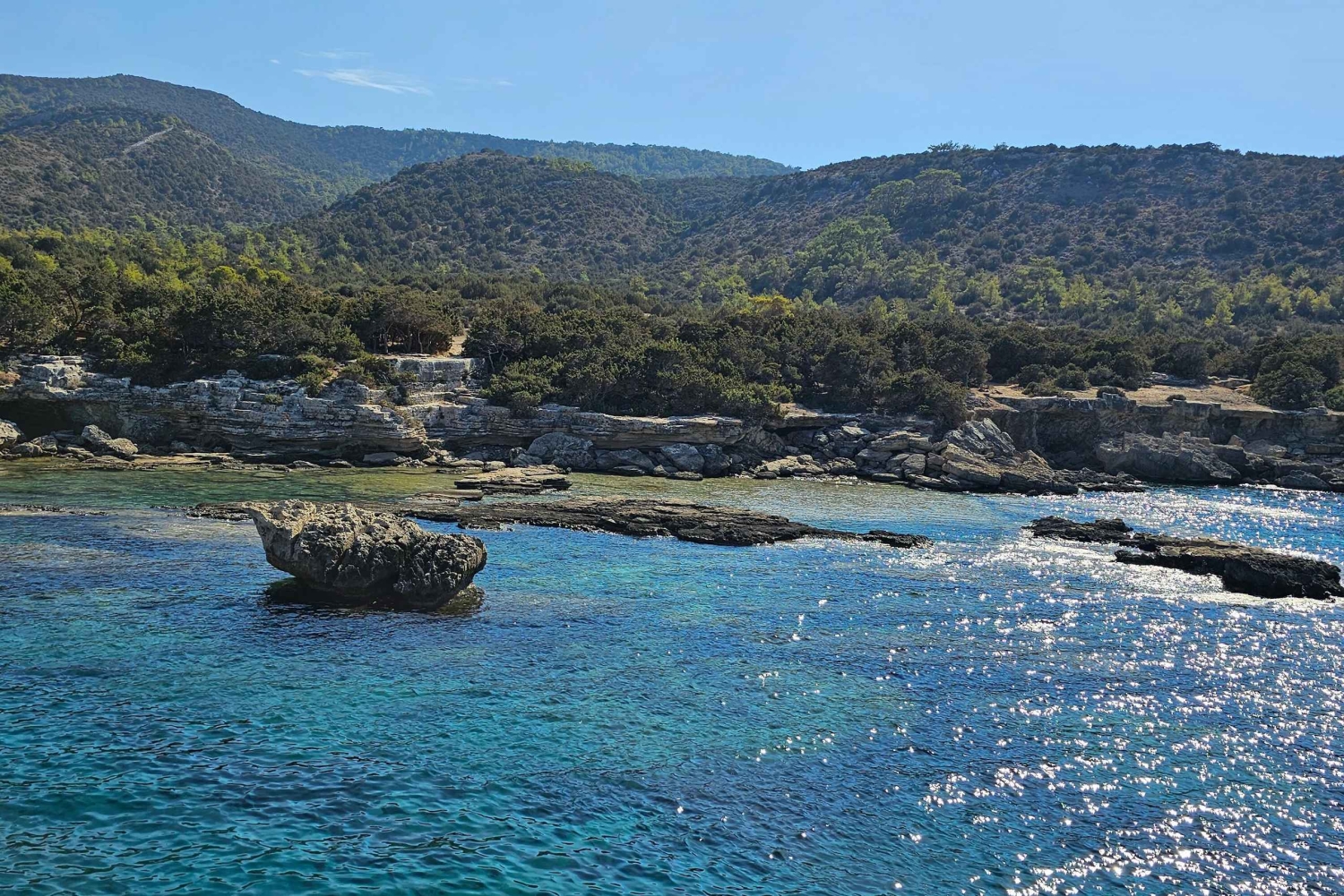 From Paphos: Blue Lagoon Tour with BBQ and Hotel Pickup