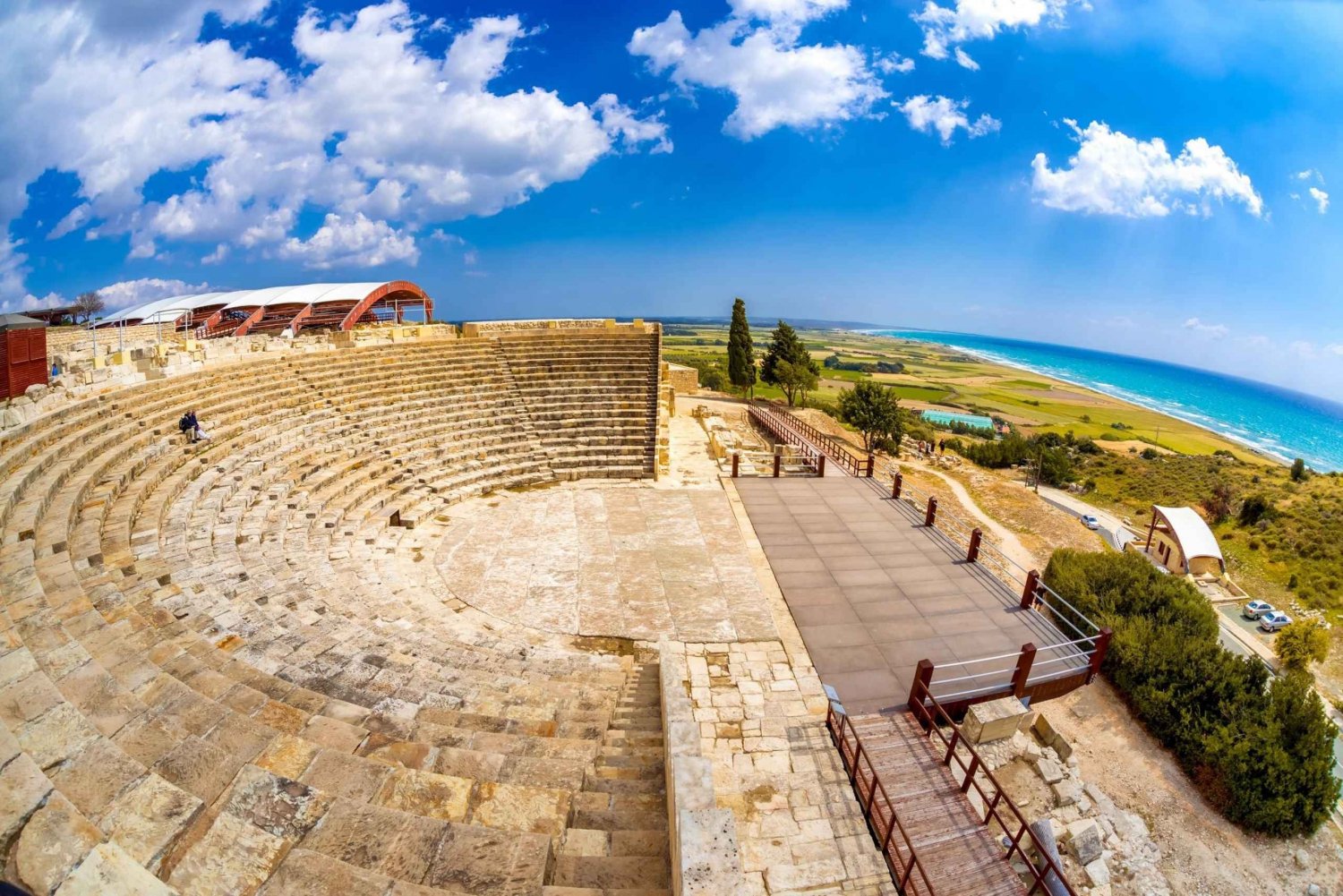 From Paphos: Full-Day Kourion & Omodos Tour in English