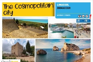 From Paphos: Guided tour of Limassol with Rock of Aphrodite