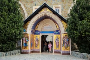From Paphos: Troodos, Kykkos Monastery, and Winery Day Trip