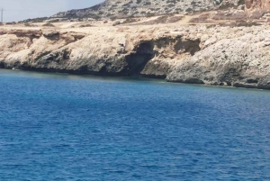 Vanuit Protaras: Blue Lagoon en Turtle Bay Piraten Cruise