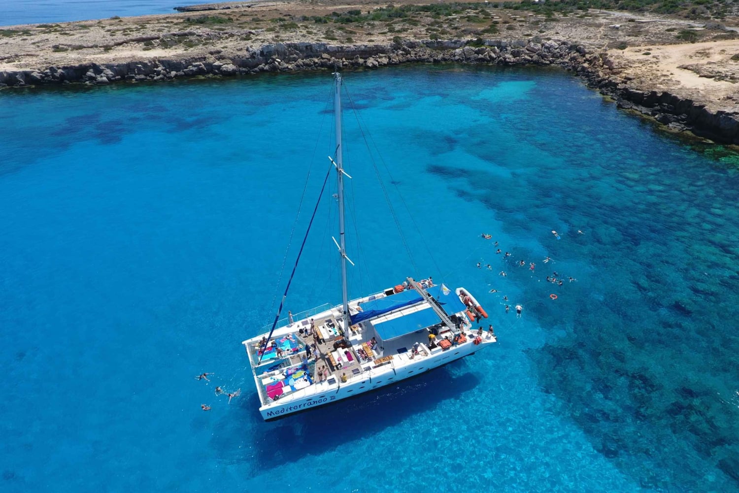 From Protaras: Catamaran Cruise to Blue Lagoon