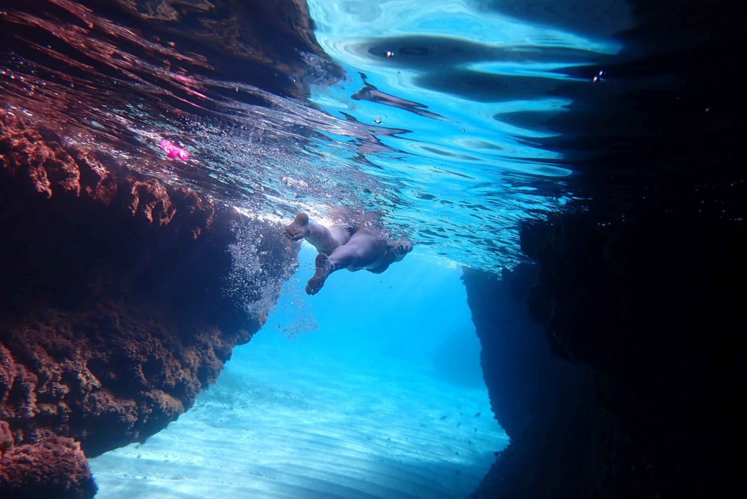 Guided Agia Napa C Caves + Konnos Snorkelling trip - NO boat