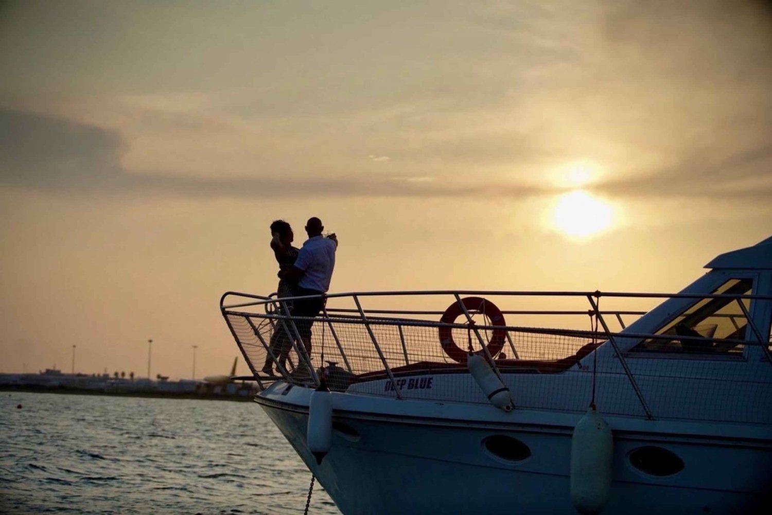 Larnaca: Private Sunset – Deep Blue Luxury Yacht