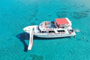 Latchi: Blue Lagoon Glass Bottom Boat Cruise with Drinks