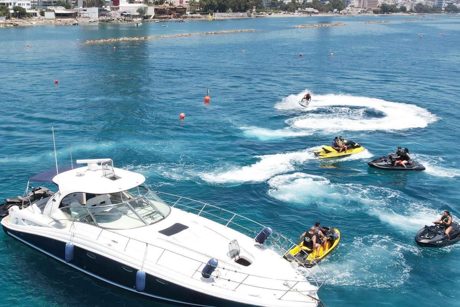 Limassol: Private Sea Ray Yacht Cruise with Skipper