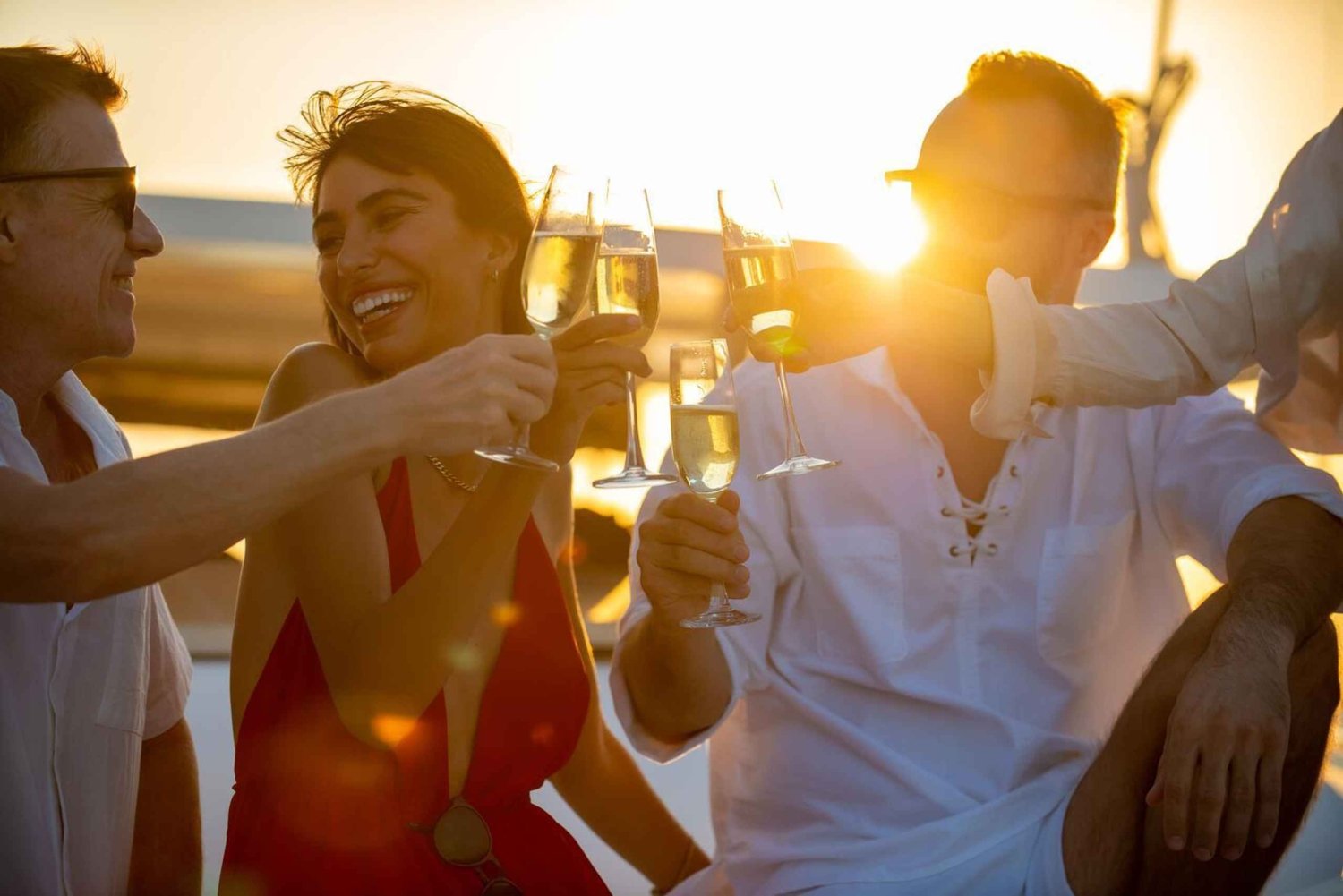Limassol : croisière privée au coucher du soleil avec prosecco et collation