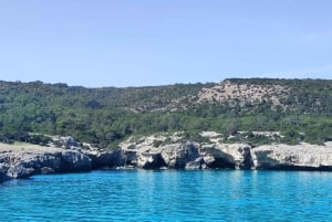 パフォス、ブルーラグーン、ラッチ、日帰りツアー、バス、ボート、ウォータースライダー。