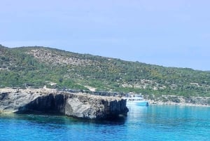 パフォス、ブルーラグーン、ラッチ、日帰りツアー、バス、ボート、ウォータースライダー。