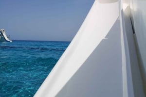 パフォス、ブルーラグーン、ラッチ、日帰りツアー、バス、ボート、ウォータースライダー。