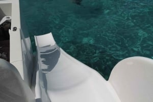 パフォス、ブルーラグーン、ラッチ、日帰りツアー、バス、ボート、ウォータースライダー。