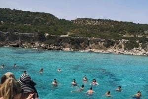 パフォス、ブルーラグーン、ラッチ、日帰りツアー、バス、ボート、ウォータースライダー。