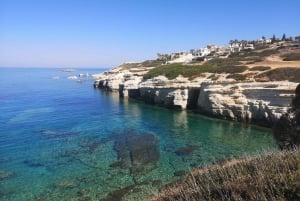 パフォス、ブルーラグーン、ラッチ、日帰りツアー、バス、ボート、ウォータースライダー。