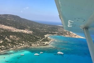 パフォス、ブルーラグーン、ラッチ、日帰りツアー、バス、ボート、ウォータースライダー。