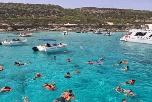 Paphos/Akamas: Blue Lagoon Bus & Boat Transfer with Slide
